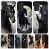 Animal Black Horse Phone Case For Samsung Galaxy A13 A14 A15 A16 A17 A53 A54 A55 A56 A33 A34 A35 A36 A23 A24 A25 A26 A05S A04S G