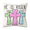 Home Spring New Easter Bunny Pillow Case Living Room Sofa Cushion Outdoor Pillow Case
