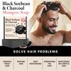 Black Soybean & Charcoal Shampoo Soap-Cleanse and Moisturize Dry, Brittle Hair-Strengthen Hair With Black & Charcoal, 100g