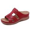 Fashion Summer Women Shoes Sandals Open Toe Sandals Anti-slip PU Leather Casual Female Platform Shoes Plus Size Women Slippers