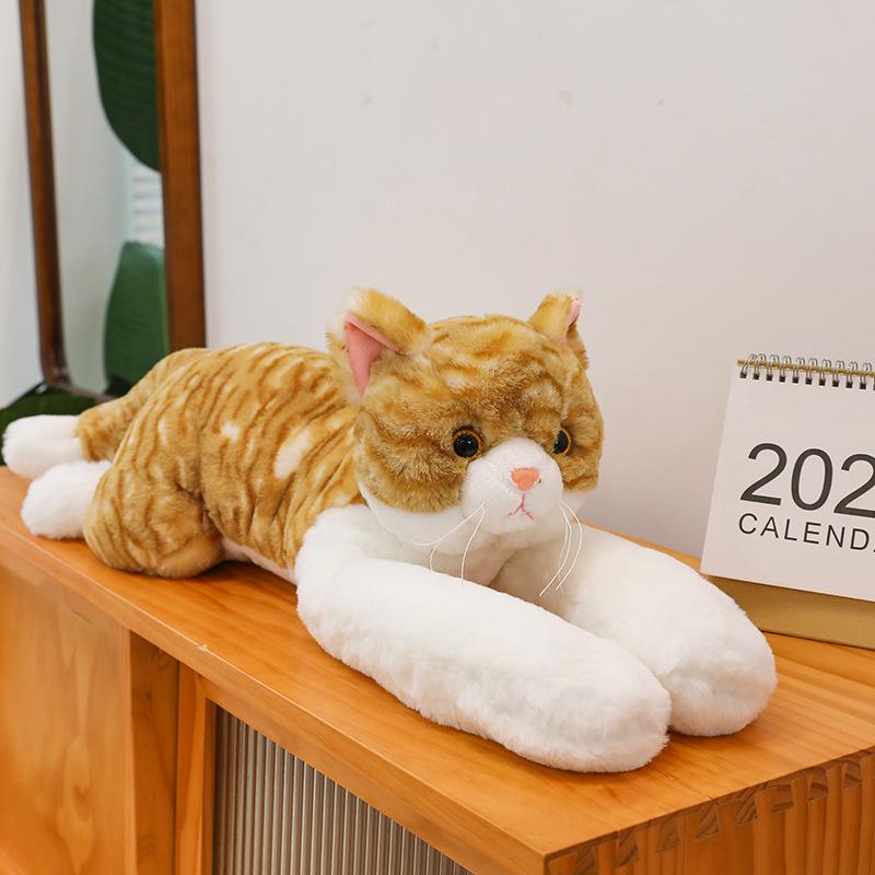 

Cat Toy Plush Fashion Comfortable Cute Cartoon Throw Pillow Cushion Gift Doll коричневий