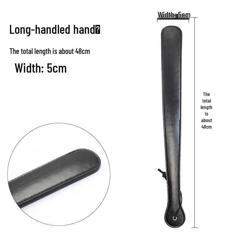 Long Handle Rivet Horsewhip: Erotic Spanking & Discipline Toy