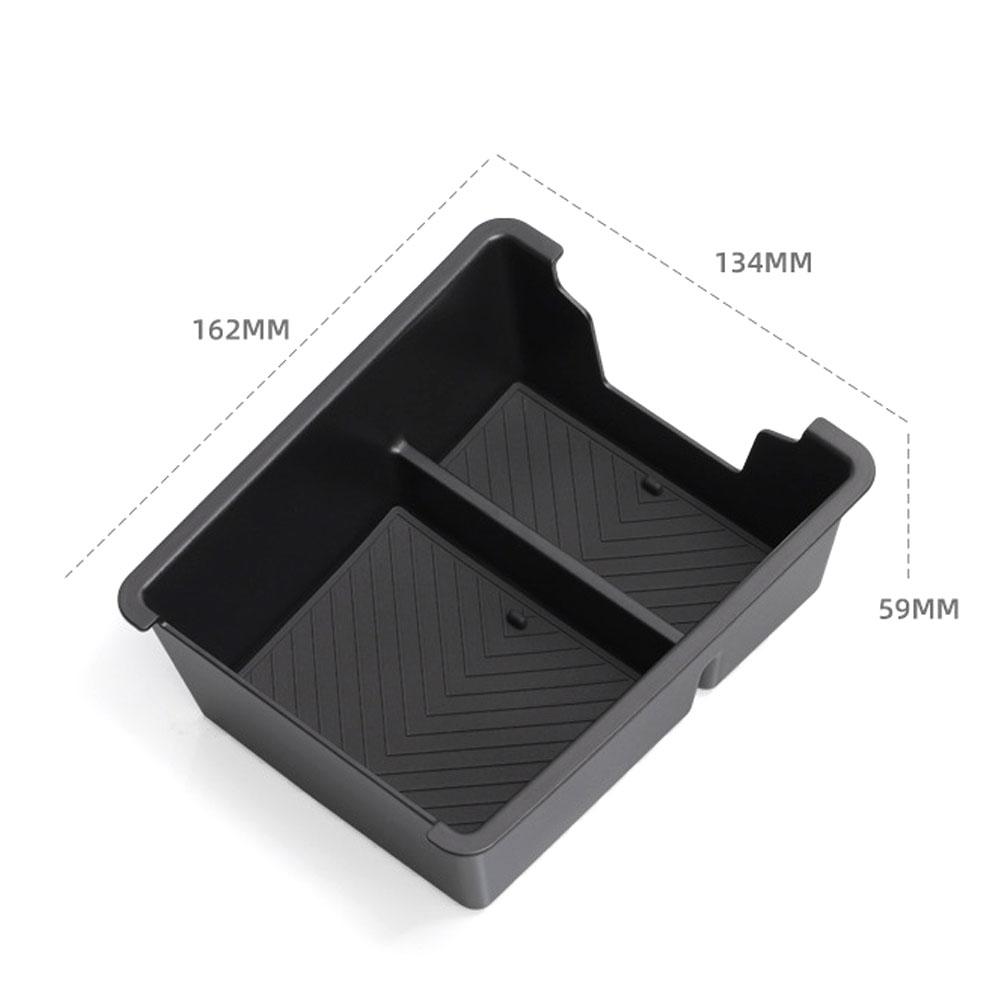 Car Armrest Storage Box Interior Accessories Center Console Tray Tidying ABS For Renault Dacia Duster 2025 2026