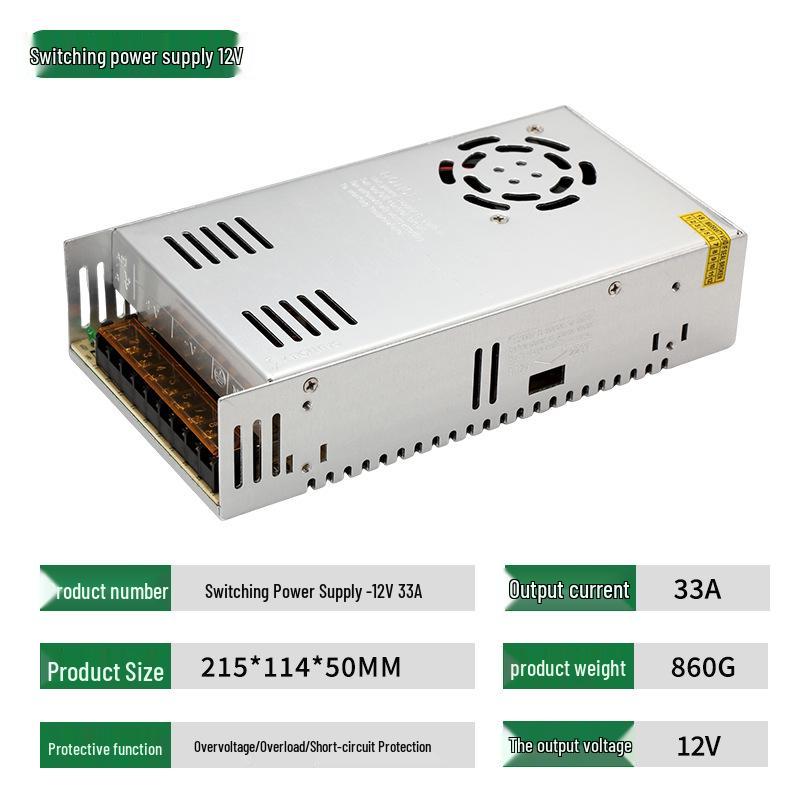 12V LED Switching Power Supply for Strip Modules and Security Monitoring
