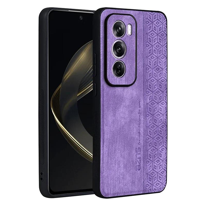 

Luxury 3D Embossed Leather Case for Oppo Reno 10 11 12 Pro 10 ProPlus Skin Feel Soft Edge Rugged Bumper Back Cover Funda For Oppo Reno 10 Pro