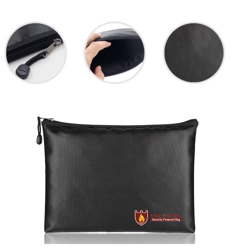 Fireproof Document Bag 34 X 25 Cm, Waterproof Fireproof Bag - View #6
