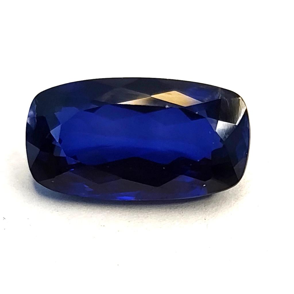 Beautiful Blue Tanzanite Natural Cushion Cut 21-23 Ct Certified Loose Gemstone