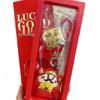 2026 24K Gold Money Keyring: Golden Princess, Auspicious Words, Horse Pendant, Mobile Phone Charm Gift