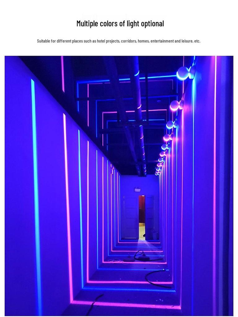 RGB LED Window Sill & Frame Decorative Light - 360° Outline for Hotel & Corridor Displays