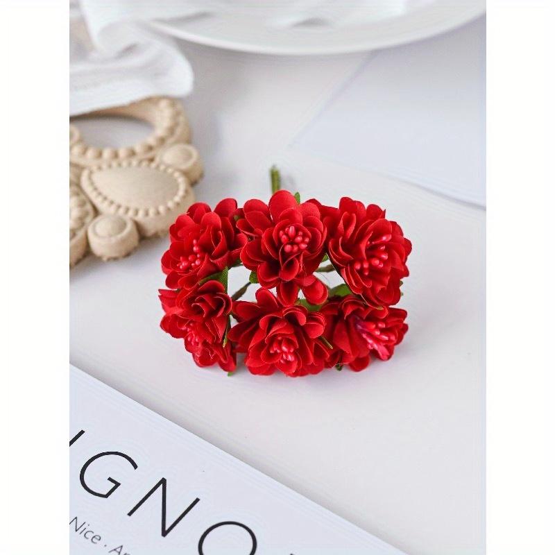 Artificial Carnation Flowers Bouquet MINI Letter DIY Wreath Material Candy Box Accessories Home Wedding Decoration Bride Wrist Flower Chest Flower