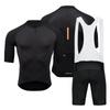 Men Women Cycling Jersey Shorts Set Breathable Bike Wear Road Running