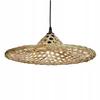 BOHO Ceiling Hanging Lamp with Bamboo Shade, Natural, Large, 40cm E27