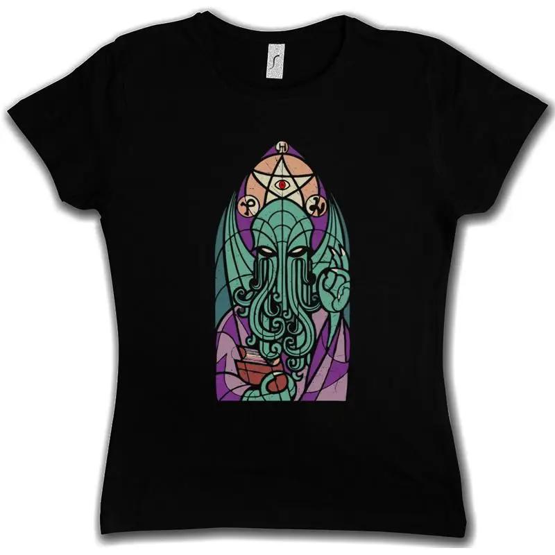CHURCH OF CTHULHU WOMen T SHIRT Äì Miskatonic Lovecraft Arkham Dunwich Cathedral
