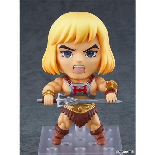 Figurine nendoroid - masters of the universe - he-man - 3 visages - couleur principale: noir