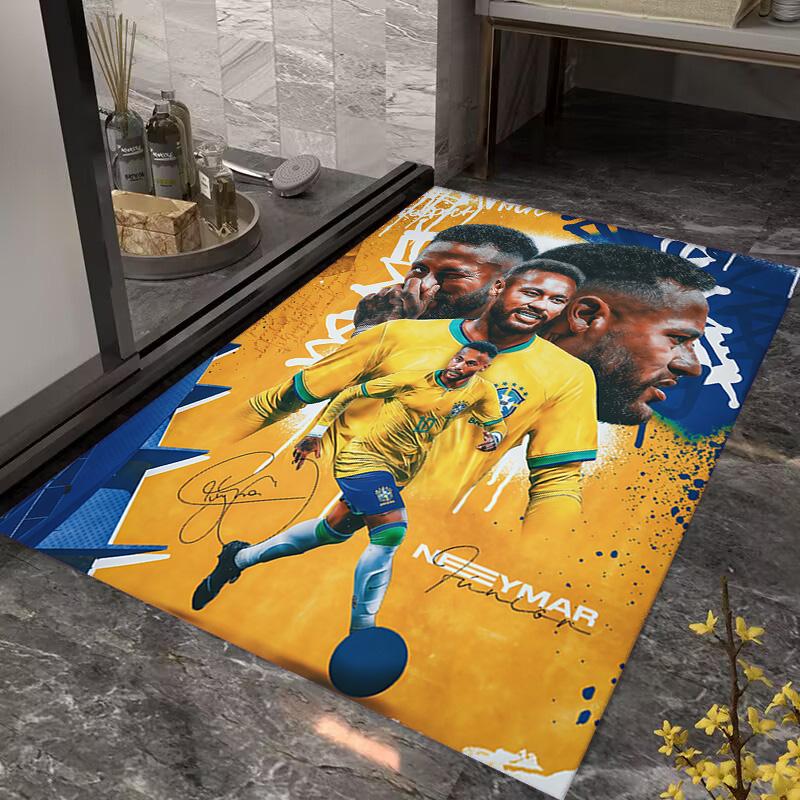 Ronaldo's Legacy: Number Journey carpet Doormat Living room and bedroom mats Art Office chair cushion Doormat