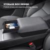 Armrest Box For Tesla Model Y Juniper 2026 Model 3 Highland Soft Suede Center Console Armrest Cover Booster Pad With Storage Box
