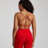 Candy Color Nude Feel Workout Bra Outdoor Tight Running Exercise Underwear Shockproof Quick-Drying Workout Clothes Tops Women