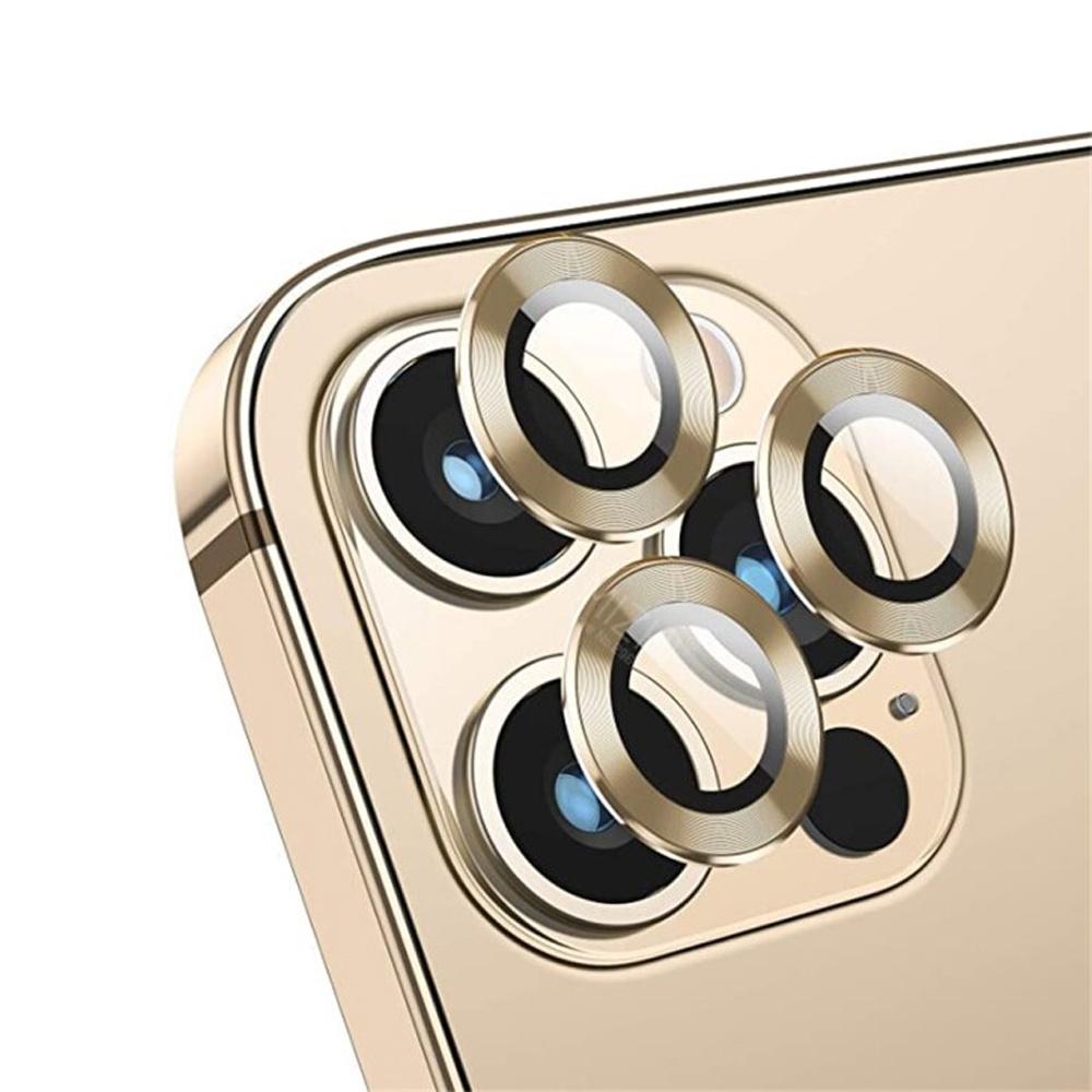 Tempered Glass for Camera (Lens) for iPhone 13 Pro / 13 Pro Max, Gold
