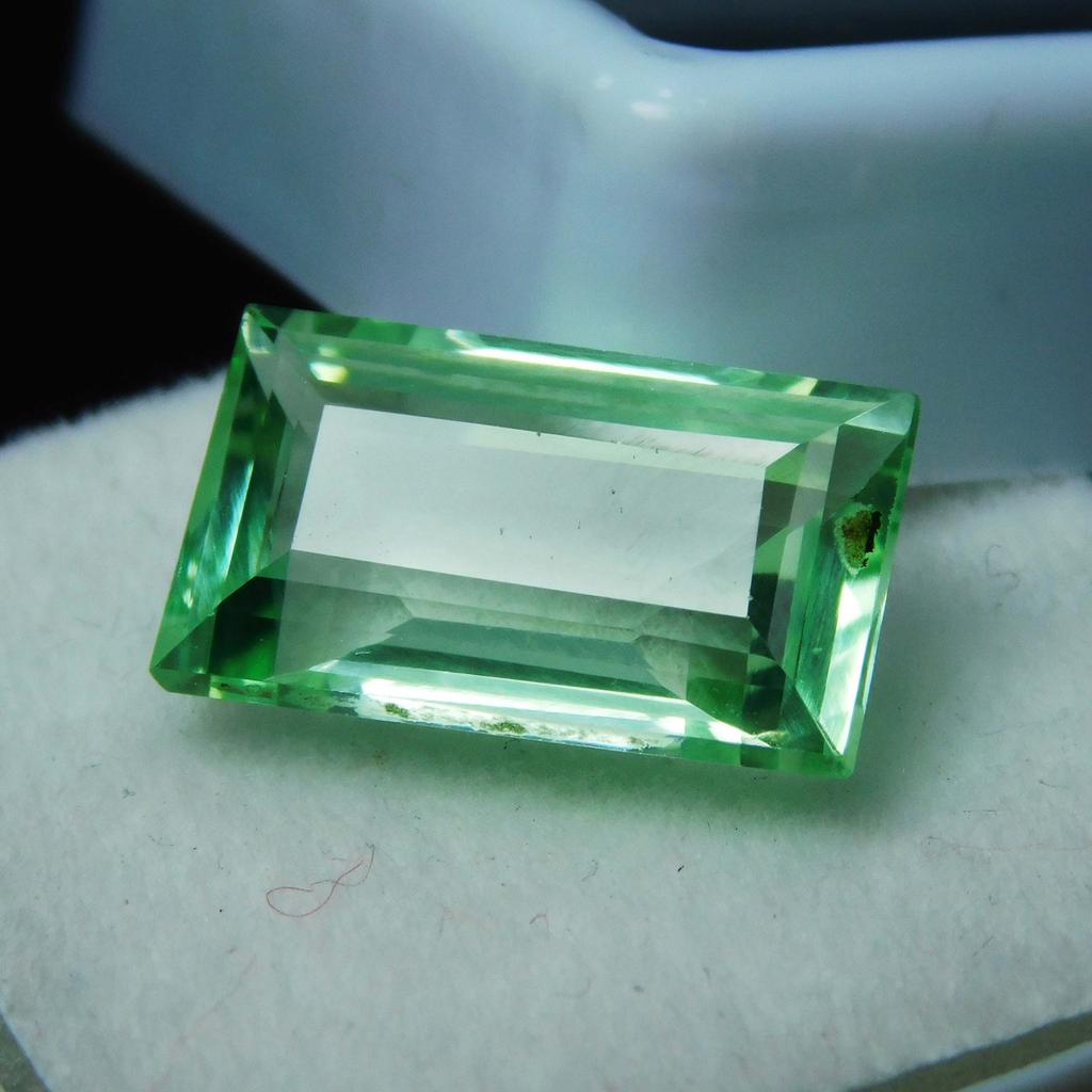 Beautiful   7.63 Ct NATURAL Montana Sapphire Emerald Cut Loose Gemstone