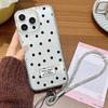 Bracelet Chain Phone Case For iPhone 17 16 15 13 14 for 17Air 17 12 14 16 Pro 17 14 16 Pro Max Sparking Diamond Cute Pattern Hard Cover With Lanyard