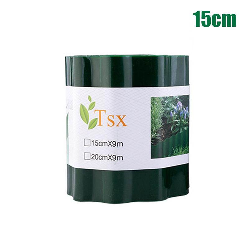 

10/15/20 см пластиковый садовый газон, ограждение, дорожка, гибкая окантовка газона, садовые принадлежности для открытого двора 15cm×9m
