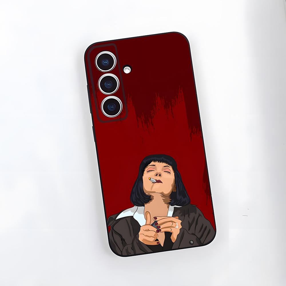 P-Pulp Fiction Movie Phone Case For Samsung A25 A13 A33 5G A54 A36 A35 A56 A52 A14 Shockproof Soft Cover