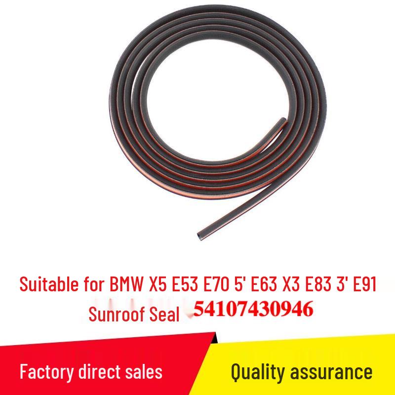 BMW Sunroof Seal Ring for X5 E53/E70, 5 Series E63, X3 E83, 3 Series E91 (Part No. 54107430946)