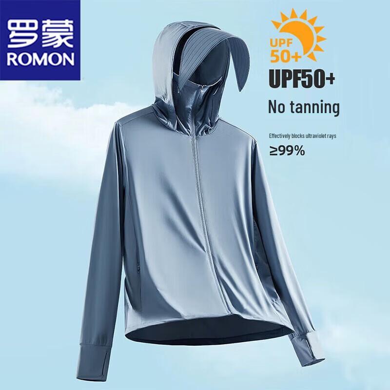 ROMON Men s Hooded UPF50+ Sun Protection Jacket XL