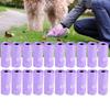 20 Rolls Garbage Clean Up Heart Bag Pet Dog Cat Waste Poop Pick Up Bag Black