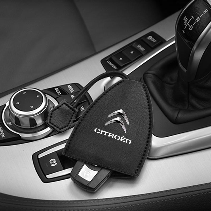 Fashion Car Key Chain Storage Bag Split Car Key Case Key Case For Citroen C1 C2 C3 C4 C5 C6 C8 C4L DS3 DS4 DS5LS DS6 Accessories