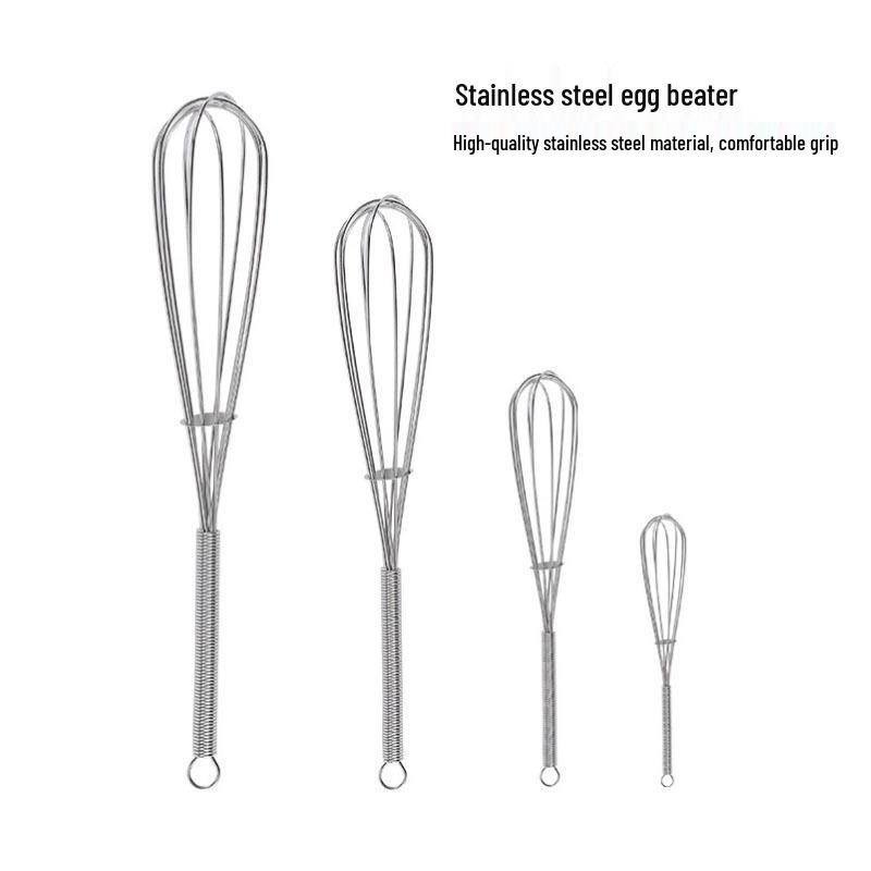 Handlicher Edelstahl-Schneebesen für vielseitiges Küchenbacken
