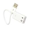 2x External USB Sound Adapter 7.1 Channel Audio Sound Card Adapter For PC Laptop