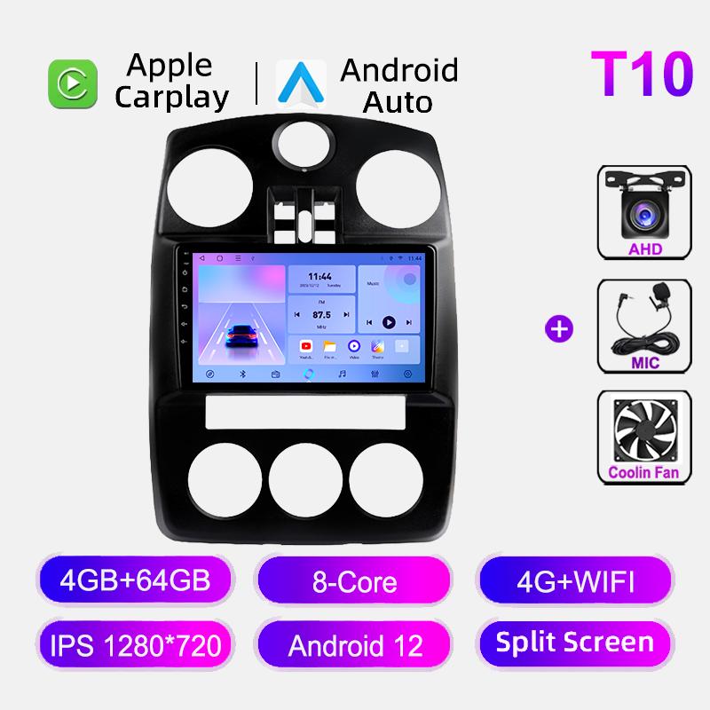 Car Radio For Chrysler PT Cruiser 2000-2010 4G WIFI Navigation GPS 2DIN Multimedia Player Stereo BT Carplay Android Auto No DVD