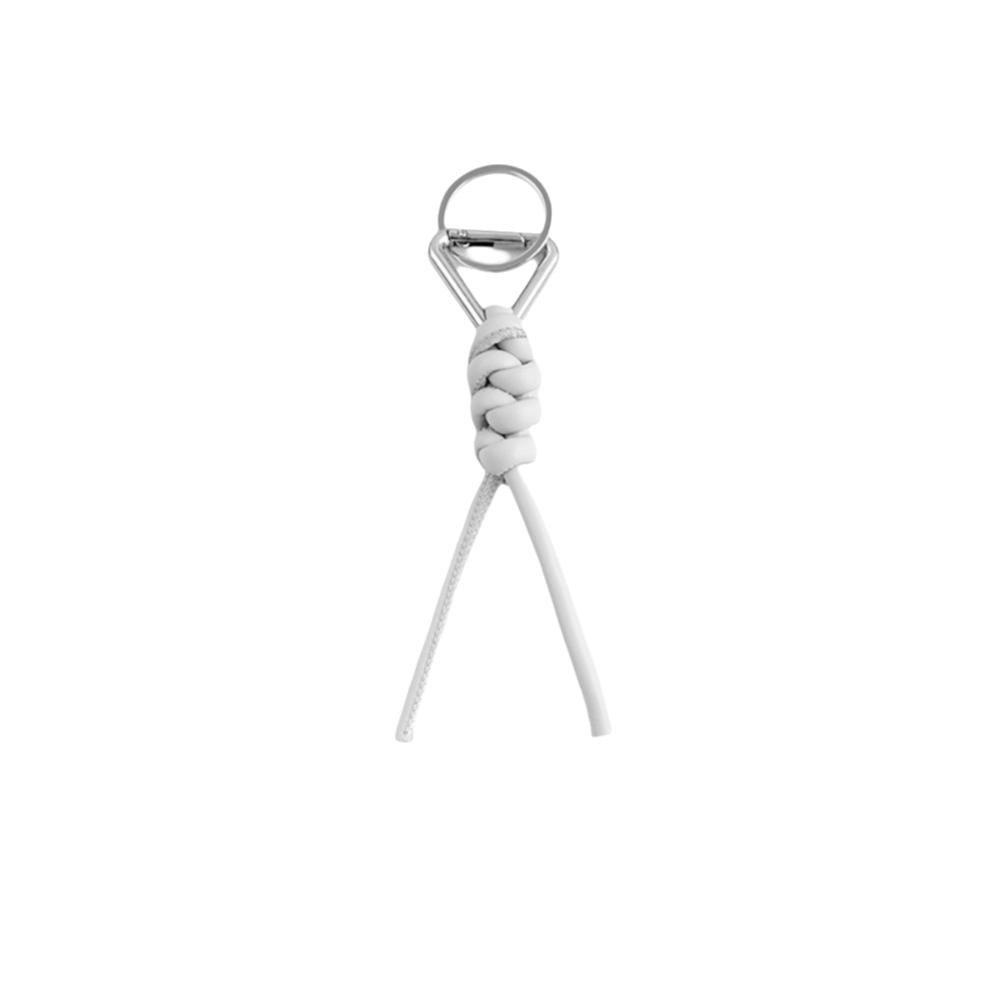 

Gifts PU Triangle Shaped Keychain Y2K DIY Colorful Bag Pendant Keychain Woven Monkey Knot Key Ring розовый