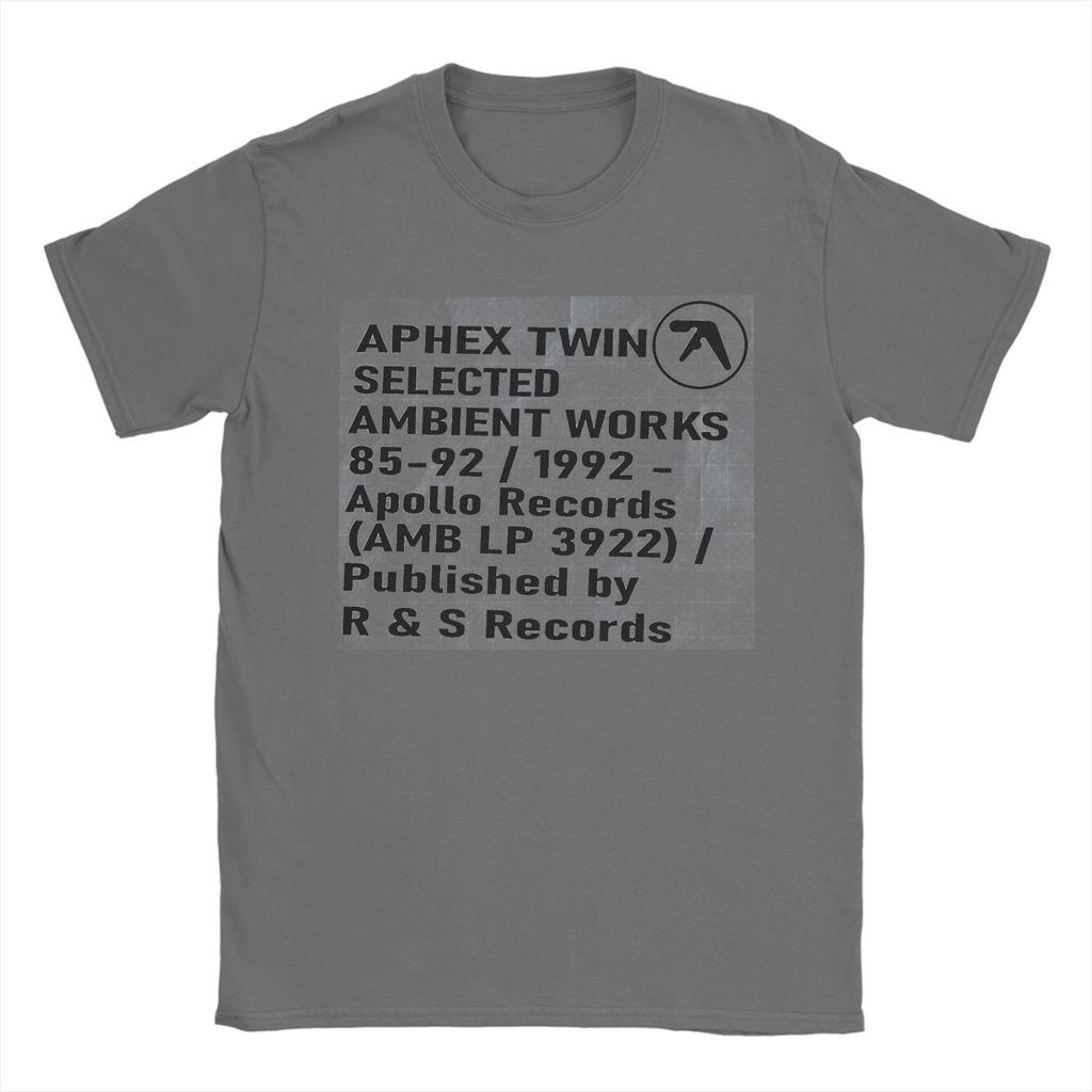 Aphex Twin T-Shirts Unisex Lustig 100% Baumwolle T-Shirts Rundhals Kurzarm T-Shirts Neuankunft Oberteile
