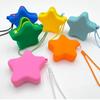 Creative Silicone Coin Purse Portable Zipper Cosmetic Bag Starfish Shape Earphone Bag Women Girls Multifunction Storage Bag