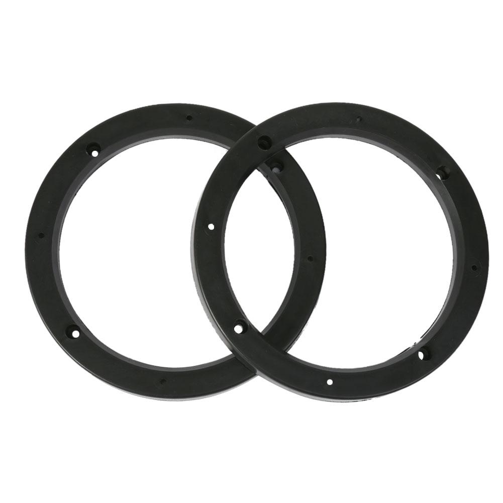 2PCS Universal 6.5 Inch Beveled Car Speaker Spacer Adapter Refitting Audio Mat Plastic Car Speaker Spacers