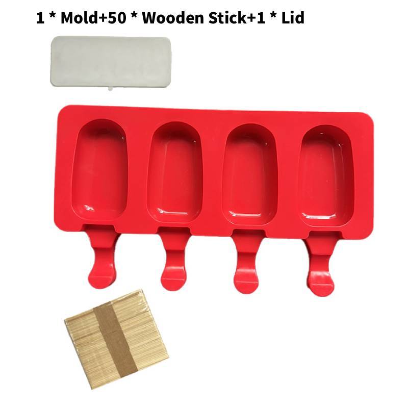 Silicone Ice Cream Molds With Lids For Homemade Frozen Desserts Kids And Adults