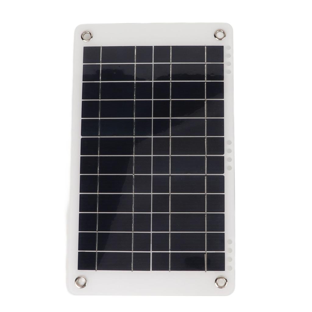 Solar Panel 12V 8.5W Monocrystalline Silicon Semi Flexible with Clip Solar Battery Charger for Outdoor