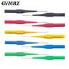 5 Stück 0,7 mm/1,0 mm Isolationsdurchstech-Nadel Nicht-zerstörende Multimeter-Testspitzen 30V Messgerät für Bananenstecker
