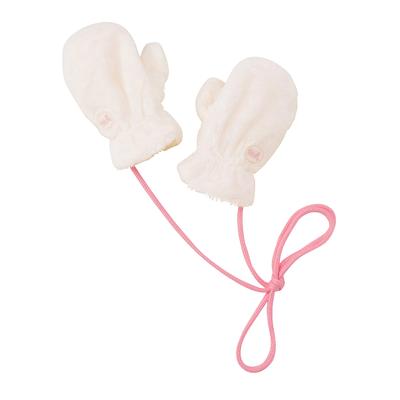 MIKI HOUSE Baby-Fäustlinge mit Kordelzug, Unifarben, Hergestellt in Japan, Für Jungen und Mädchen, Babykleidung, Kinderkleidung, Einheitsgröße (0-2 Jahre), Pfingst