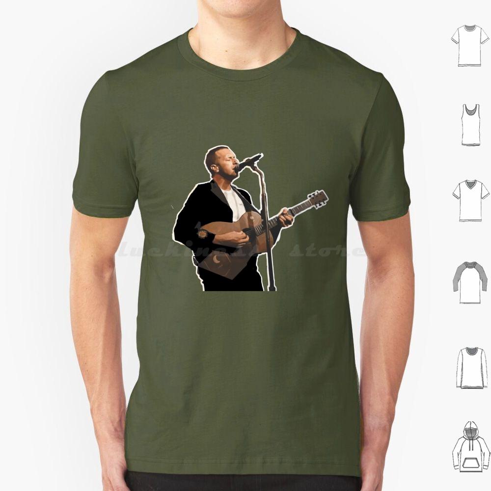 Der SängerEverydaylife T-Shirt Baumwolle Herren Damen DIY Druck Musikband Sänger Gitarre