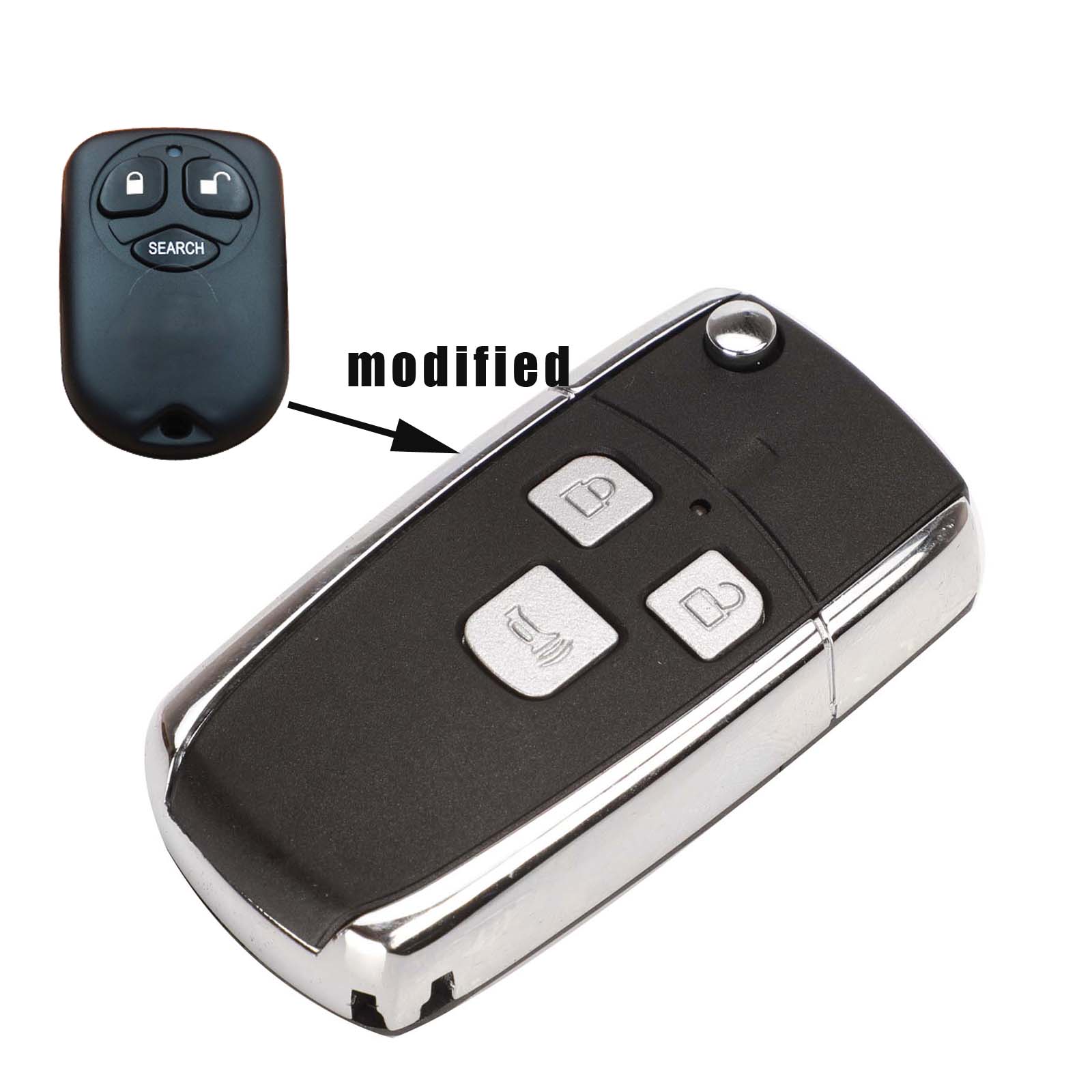 

jingyuqin 3b модифицированный складной откидной корпус дистанционного ключа для Toyota Corolla чехол морская ракушка