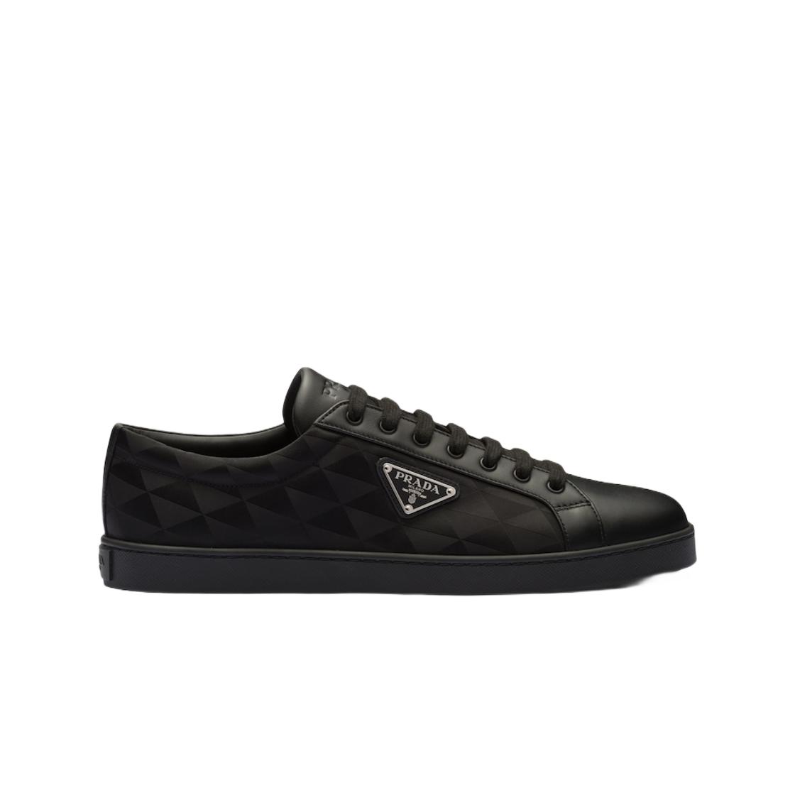 

Prada Leather Re-nylon Sneakers Black UK 7