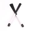 2pcs Jazz Drum Brushes Retractable Nylon Bristle Drum Sticks Percussion Drumsticks Musical Accessories for W/ Rubber Han