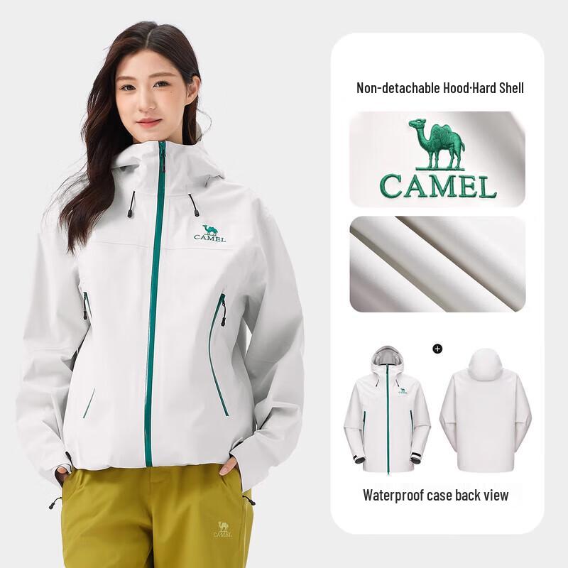 Верблюжий 2025 Унисекс Однослойная Жесткая Ветровка L