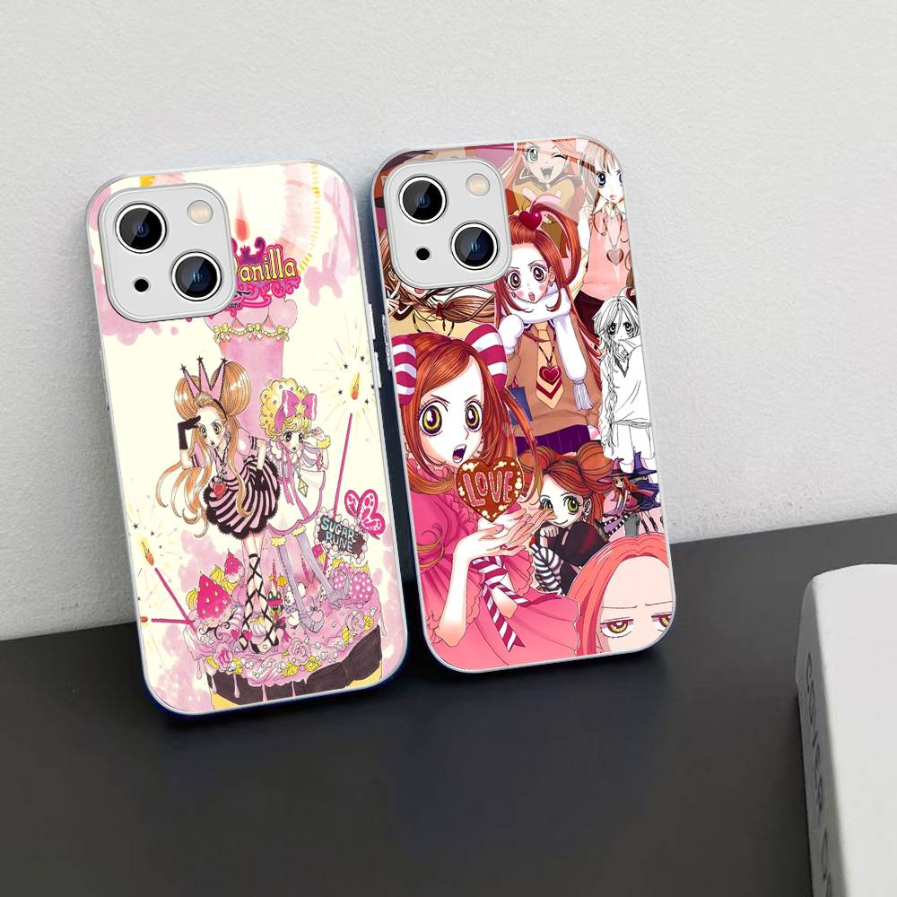 Anime Sugar Sugar Rune For IPhone 14 13 12 Mini 11 Pro XS Max X XR 14 Plus Tempered Glass Cover
