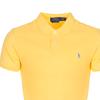 Polo Ralph Lauren Logo Embroidered Slim Fit Short Sleeve Polo Shirt Men tops Yellow 710680784-361