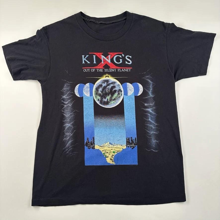 1988 King s X Shirt Large Out Of The Silent Planet S to 5XL Cotton T-shirt K708 Unisex T-Shirt S