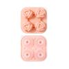 Food Grade Silicone Ice Mold with Tulips Design 4 Cavity Ice Cubes Tray Multipurpose Chocolate Dessert Crafting Mould